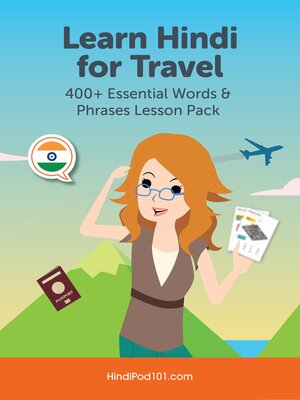 cover image of Learn Hindi for Travel: 400+ Essential Words & Phrases Lesson Pack